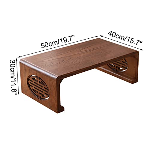 Table Tatami Japonaise marron petite table basse gain de space