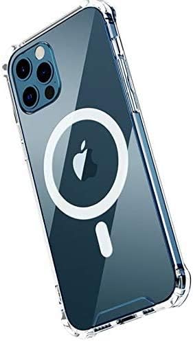 Zellgo Clear Magnetic Case For Iphone 12 12 Pro 6 1 Magsafe Compatible Charging Silicone Tpu Bumper Cover Thin Cute Shockproof Anti Yellow Protective Case Amazon De Electronics Photo Zellgo Clear Magnetic Case For Iphone 12 12 Pro 6 1 Magsafe Compatible Charging Silicone Tpu Bumper Cover Thin Cute Shockproof Anti Yellow Protective Case Amazon De Electronics Photo