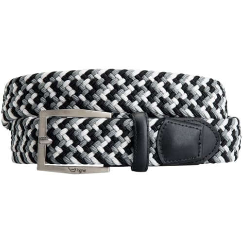 TGW Men's Multi Color Stretch Woven Golf Belt for Golfing