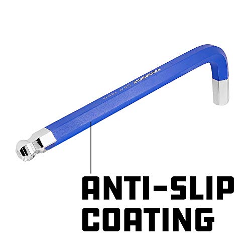 Powerbuilt 13 Piece Metric Jumbo Long Point Magnetic Hex Key Wrench, Allen Hex Key Wrench, 2Mm -19Mm - 941642 #TOP3