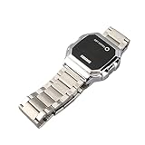 [Design élégant] Cette montre tactile numérique pour hommes présente un design de cadran carré unique qui respire la modernité et la sophistication.le bracelet en acier inoxydable et la finition argentée ajoutent une touche d'élégance, ce qui le rend parfait pour les environnements décontractés et professionnels.son design élégant complète n'importe quelle tenue, mettant en valeur votre charme et votre personnalité effort.