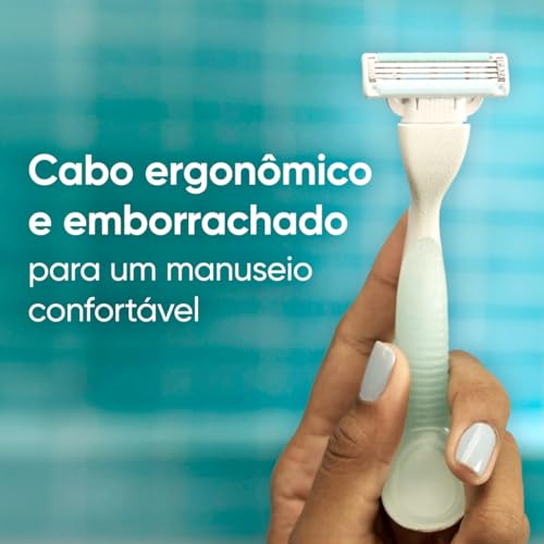 Gillette Venus Pele Sensível Aparelho de Depilar Recarregável com Aloe Vera, 1ud
