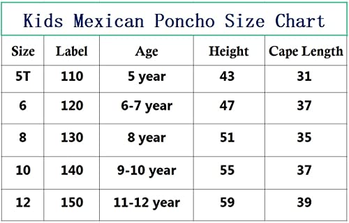 Mayerilby Bruno Encanto Costume For Kids, Boys Green Mexican Poncho Cosplay Outfits (Green, 6) #TOP4