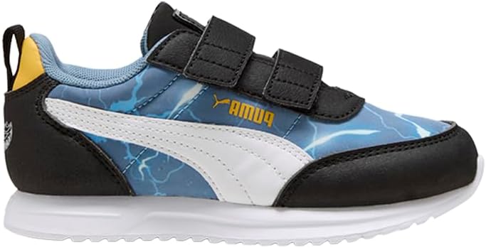 PUMA Kids Boys X Hot Wheels R78 Lightwind 2 Slip On Sneakers Shoes Casual - Black, Blue