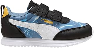 PUMA Kids Boys X Hot Wheels R78 Lightwind 2 Slip On Sneakers Shoes Casual - Black, Blue