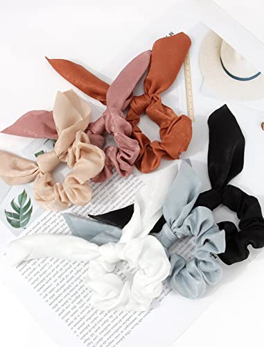 Jaciya Silk Bunny Ear Hair Ties thumb #6
