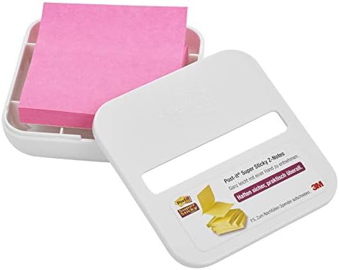 3m Genuine Post it Notes in Post it Note Dispenser Stick on Desk On Fridge. (1)