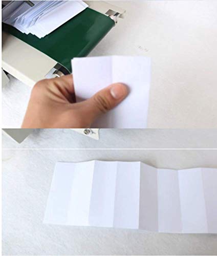Cgoldenwall Automatic Paper Folder Ze-9B/4 Folding Machine With 4 Folding Plates For Folding Documents Files Business Letters Product Manuals Instructions #TOP7
