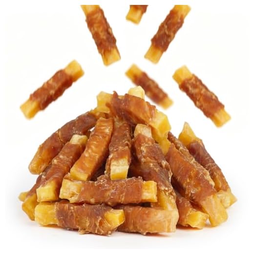 MON2SUN Chicken Wrapped Sweet Potato Dog Treats for All Breeds, Rawhide-Free Soft Chews for Training, No Artificial Colors, 25 oz