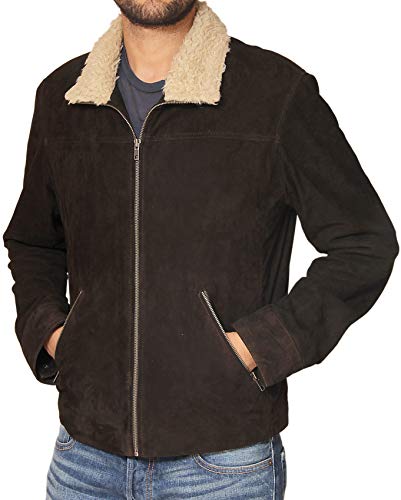 Men's Walking Dead Rick Grimes Dead,Andrew Lincoln Fur Collar