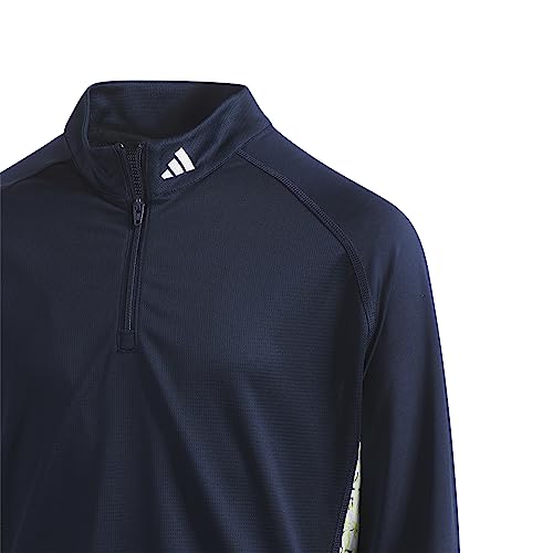 adidas Girl's Long Sleeve Mock Neck Golf Polo Shirt3
