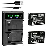 Kastar 2-Pack Battery and LTD2 USB Charger Replacement for Panasonic DMW-BLD10, DMW-BLD10E, DMW-BLD10PP, Panasonic DMC-GX1, DMC-GX1W, DMC-GX1X, DMC-G3, DMC-G3K, DMC-G3W, DMC-GF2, DMC-GF2C, DMC-GF2W