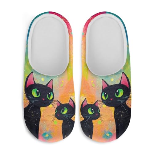 Women Men Fuzzy Plush Warm Cozy Slippers Washable Reusable Indoor House Slippers2