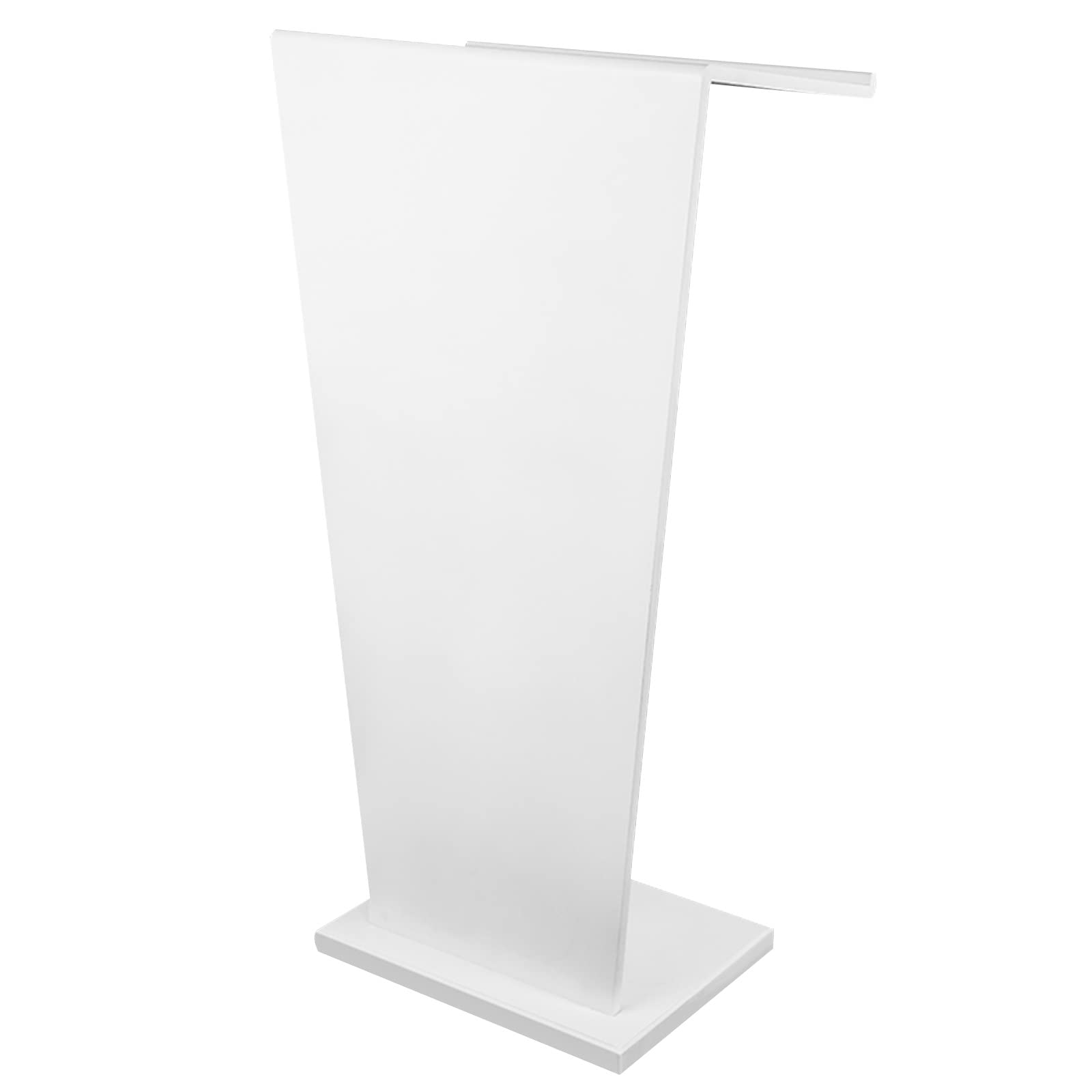 Générique Pupitre de conférence Moderne Blanc de 110 cm de Haut, en Bois, avec Table de Parole réglable pour Les présentations et la Lecture.