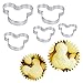 5 Pcs/Pack 3D Gâteau Cookie Cutters Biscuit Au Chocolat Mignon Souris Forme Légumes Fruits en Métal Moule Outils pour La Cuisson
