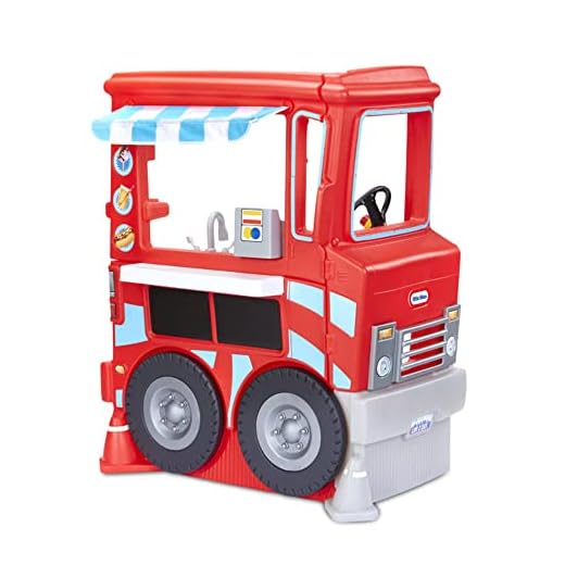 Little Tikes 2-in-1 Pretend Play Food Truck Kitchen - Refreshed