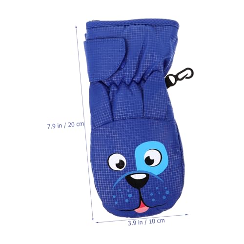 GANAZONO 1 Par De Luvas De Esqui Luvas De Neve Para Crianças Luvas De Neve Para Crianças Luvas De Es