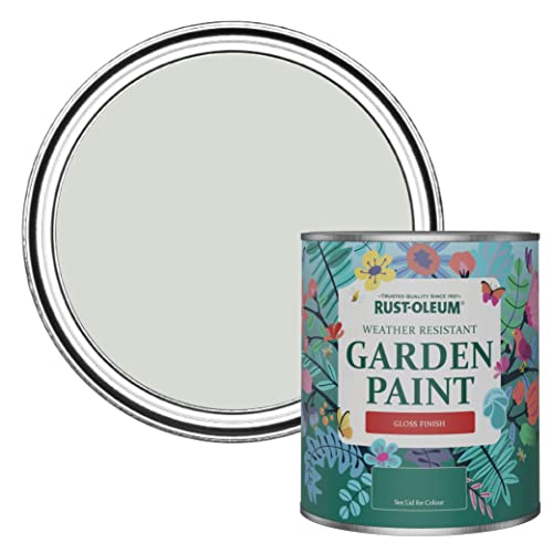 Rust-Oleum Grey Mould-Resistant Garden Paint In Gloss Finish - Winter Grey 750ml