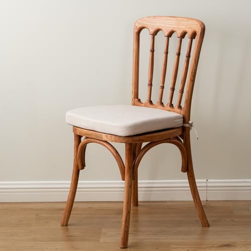 Battilo Seat Cushions for Kitchen Chairs, 16"x16"x2", Set of 4, Beige by BATTILO HOME - Used condition - Image 8