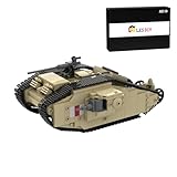 ExploTex Kit De Construction De Modèle Militaire Mark II Tank (748 Pièces/Kaki), Idéal pour Les Passionnés D'histoire Militaire Qui Souhaitent Exposer des Modèles Réduits