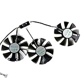 GPU Cooling Replacement Fan for ZO-TAC GTX 970 980 AMP with GTX 980Ti AMP Edition with GTX 980Ti TITANX AMP with GTX 980Ti ArcticStorm Series 4 Pin 87mm GA91S2H
