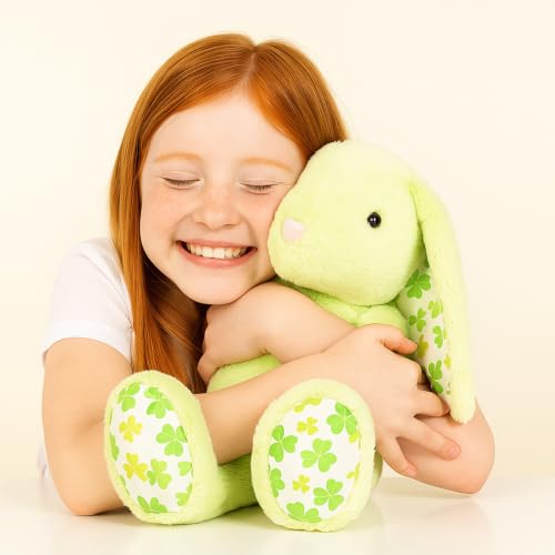 WEIGEDU Green Rabbit Bunny Stuffed Animal Plush Toy, 17.7" by WEIGEDU - Used condition - Image 5