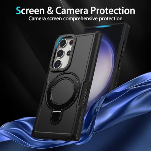 Coque compatible avec Samsung Galaxy S21 FE bleu rigide silicone bague
