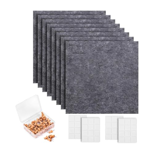 DINESA Pizarra de corcho para pared con 60 pines y etiquetas adhesivas extraíbles de forma segura para tablón de anuncios en la oficina B
