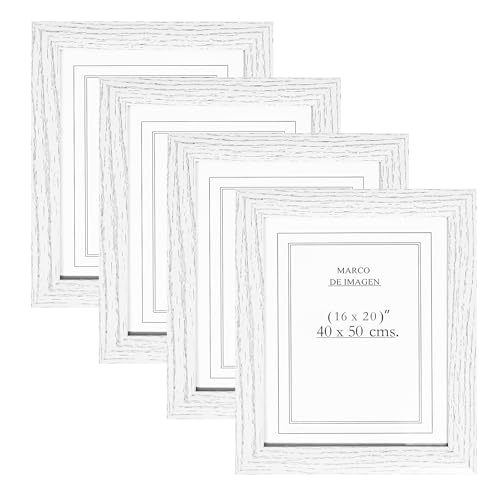 SHANN Marcos de Fotos 30 x 40 cm, (30 Unidad) Marco de Madera, para Título Universitario, Poster, Fotografias Boda, Comunión, Diplomas