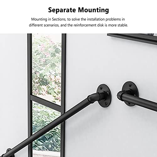 Barre d'appui escalier haute résistance 150cm pour une protection optimale - 4