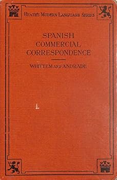 Hardcover Spanish Commercial Correspondence Book