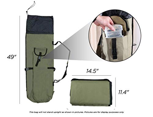 Etna Fishing Rod Case Organizer, 48.5" X 13.5" #TOP6