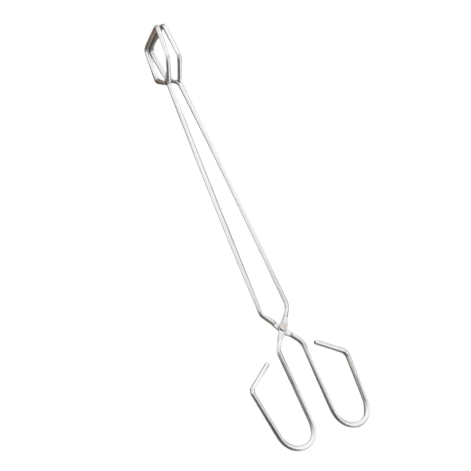 Szczypce Grilla Szczypce Do Grilla Ze Stali Nierdzewnej Z Długą Rączką, Odpowiednie Grillowania Na Świeżym Powietrzu, Smażenia Ryb Kuchenne(35cm)