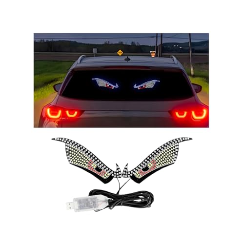Sandfren Car Devil Eyes Light, Dynamic Big Eye Flex Vehicle