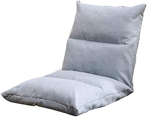 Chaise de sol pliante et réglable en coton lavable pour méditation et lit