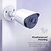 Amcrest 4K Analog Outdoor Security Camera, Bullet 4K (8MP) @15fps, CCTV-Coax-BNC, 98ft Night Vision, IP67 Metal, 125° Angle, Mic, White (Not an IP Camera) (DVR Required, Not Included) (AMC4KBC28-W-V3)