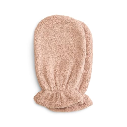 Image of mushie Baby Bath Mitt | Organic Cotton | Pack of 2 (Blush)