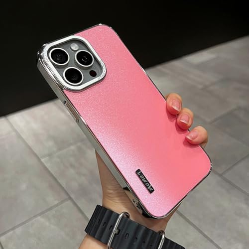 Coque paillettes iPhone 15 Pro Max dégradé rose pour le quotidien