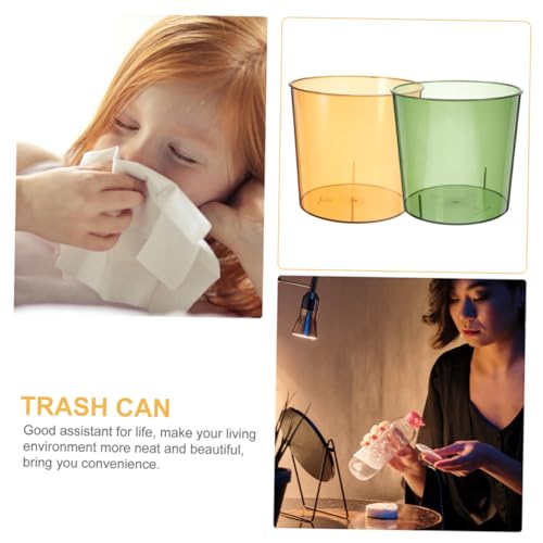 Caneca de basura 2 piezas para oficina y hogar miniatura 6
