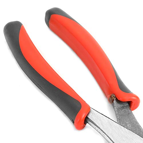 Dna Motoring Tools-00069 8 Inch Slip Joint Pliers - Durable Jaws Pliers W/Milled Teeth, Rubberized Non-Slip Handle #TOP4