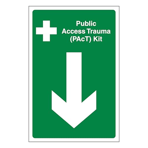 Kit de traumatisme d'accès public V Safety de 300 x 400 mm pour la sécurité