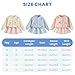 JiAmy Girls Cardigan Skirt Sets Toddler Knit Sweater and Skirt 2 Piece Winter Fall Outfit Light Blue 5-6Y