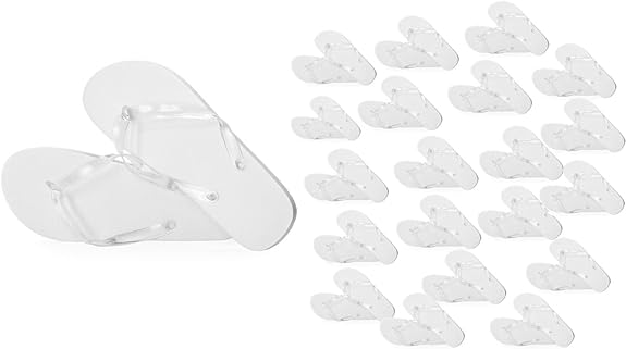 Genérico Lote de 40 pares de Chaclas regalo Invitados Boda, 20 packs talla 36-38 20 packs talla 41/43. Ideal como regalo para invitados en boda