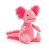 Jellycat Alice Axolotl Stuffed Animal, Medium 12 inches - Amphibian Plush Toy - Classic Children's Gift