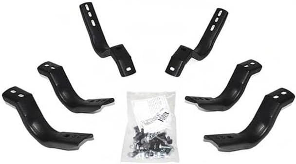 Replacement For/CHEVY SILVERADO 2500HD WITH AN EXTENDED CAB AND USES DIESEL ONLY YEAR 2011 BLACK STEEL SIDE STEP BRACKETS by Technical Precision