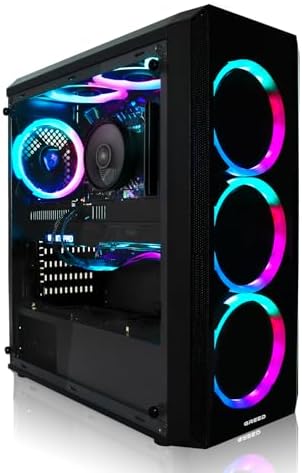 Greed® MK2 Plus - High End Gaming PC - AMD Ryzen 7 5700X + RX 906...
