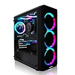 Greed MK2 Plus – High End Gaming PC – AMD Ryzen 7 5700X + RX 9060 XT 16 GB – computer con 4K & raytracing - 4,6 GHz – RAM DDR4 32 GB – SSD da 1TB + PSU da 750 W – WLAN + Win 11 Pro