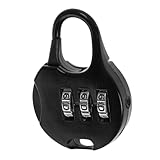 FUTUREORYY Candado Combinación Digital Pequeño Aleación Zinc Portátil Seguridad Mochila Maleta Equipaje Casillero Bolsa Cierre Rápido sin Llave Versátil para Viaje y Escuela