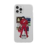KingdomCASE Phone Case Akira Illustration Collage Compatible with iPhone Case Clear Soft Transparent