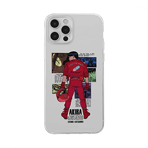 Kingdomcase Phone Case Akira Illustration Collage Compatible With Iphone Case Clear Soft Transparent Tpu Case Shockproof Protective Cover For Iphone 13 Pro #TOP9